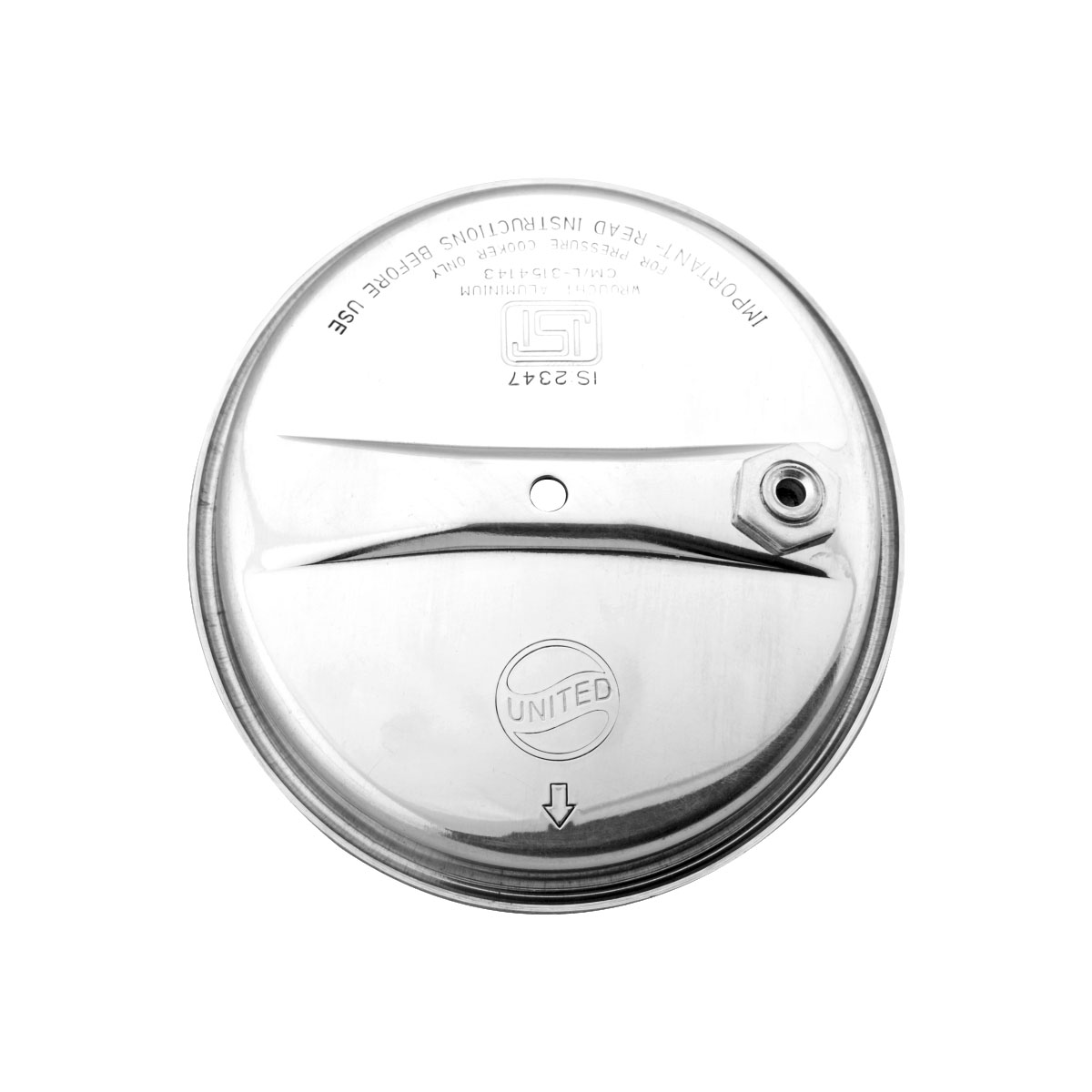 UNITED LID WITH SAFETY VALVE 1 LTR